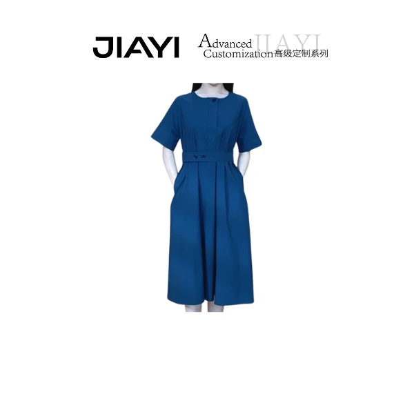 【嘉一】高级感小众收腰显瘦连衣裙 JYX-85150