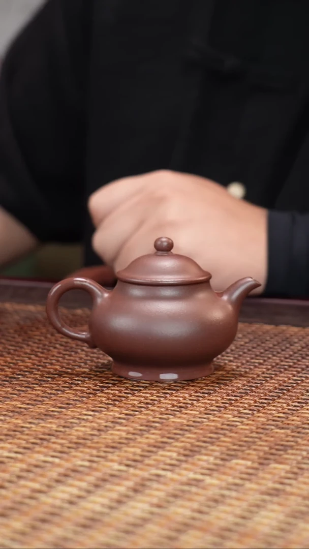 茶壶紫砂汀禾紫砂紫泥潘壶