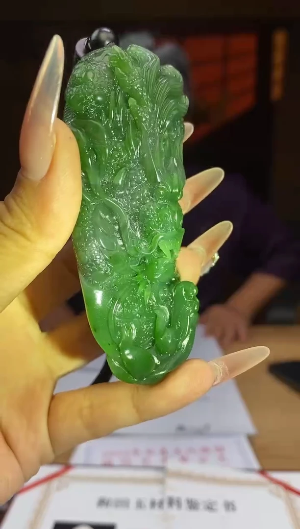 和田玉未镶嵌颈饰A615