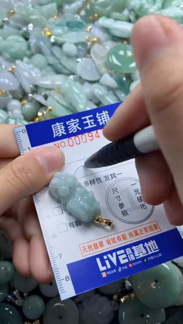 颈饰未镶嵌翡翠9473