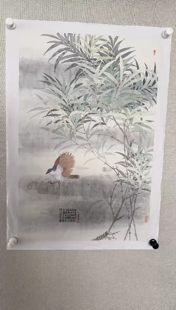 国画Z天津人美-张丽萍没骨花鸟2.7平尺