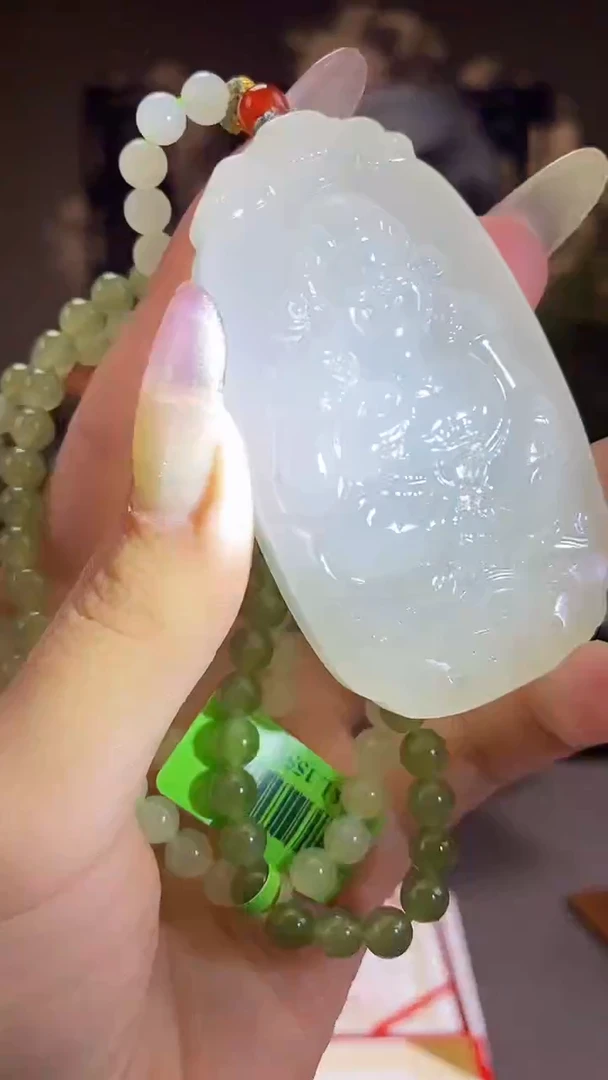 和田玉未镶嵌颈饰C998