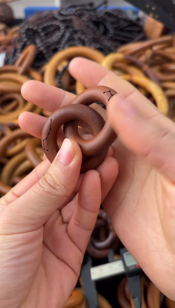 【闪购商品】枣木木雕乾坤圈25圈口一物一拍