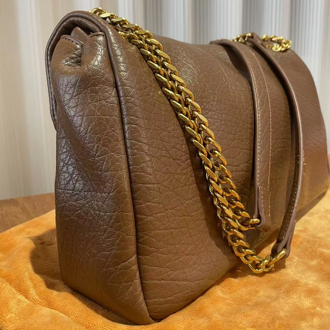 HIRMRISHIRMRIS手工真皮包550811-咖  大爆裂V信阳