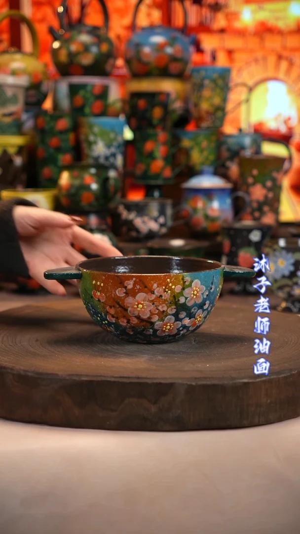 油画   釉下彩 碗