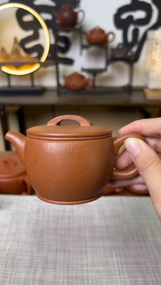 【闪购商品】段泥茶壶独壶黄降坡汉瓦壶150CC