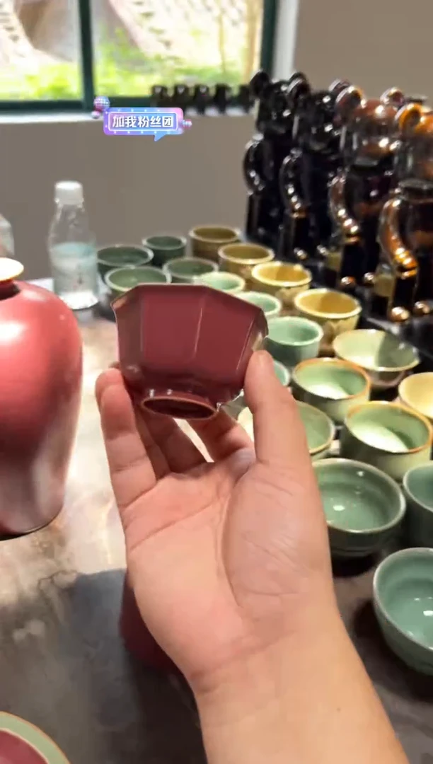 （预售）陈慧芳柴烧晓色云开八方杯