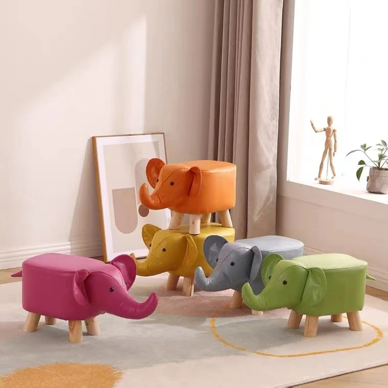 卡通logo批发定制厂家礼品赠品促销广告宣传地堆大象开业小凳子动