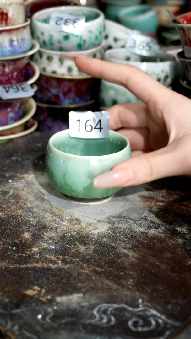 摆件精品窑变钧瓷茶器