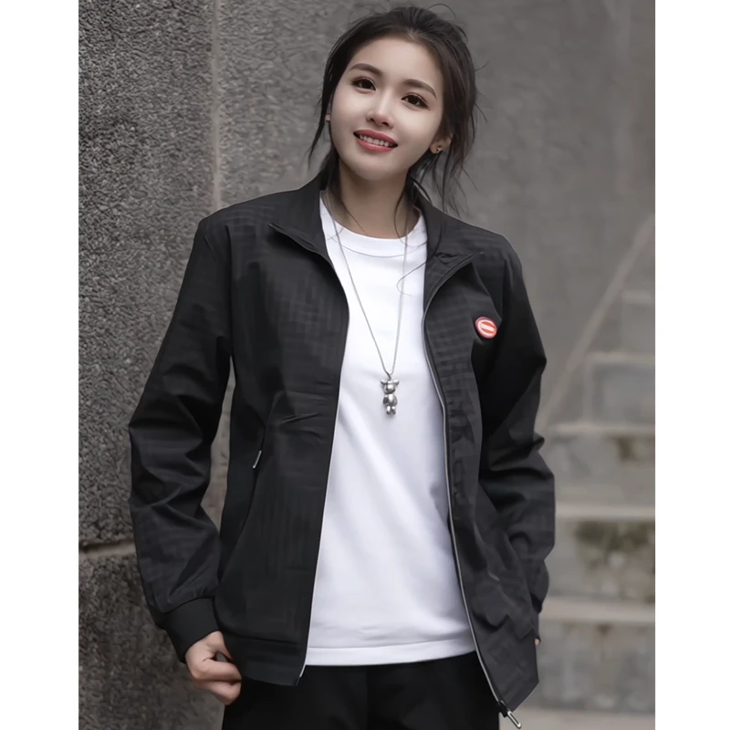 2025新款春秋季立领夹克男士韩版简约风秋季休闲时尚外套男款上衣