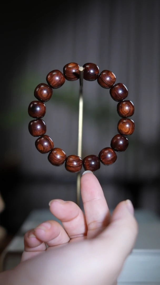 手串/手链黄花梨/降香黄檀知*海南黄花梨沉水老料13/13.5