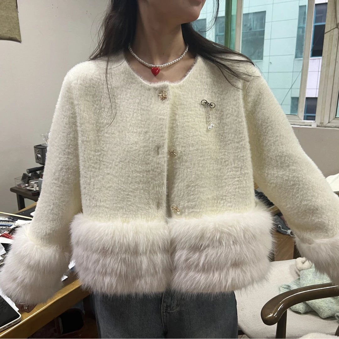 【898】秋冬时尚气质小香风女外套