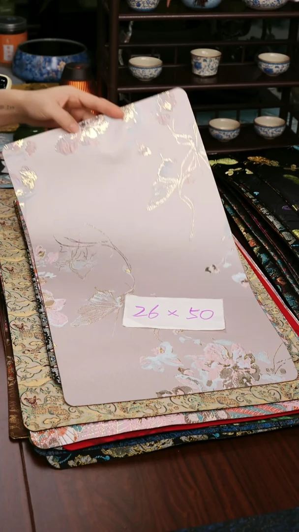 【蝴蝶织锦单面】中国风干泡织锦茶席26*50