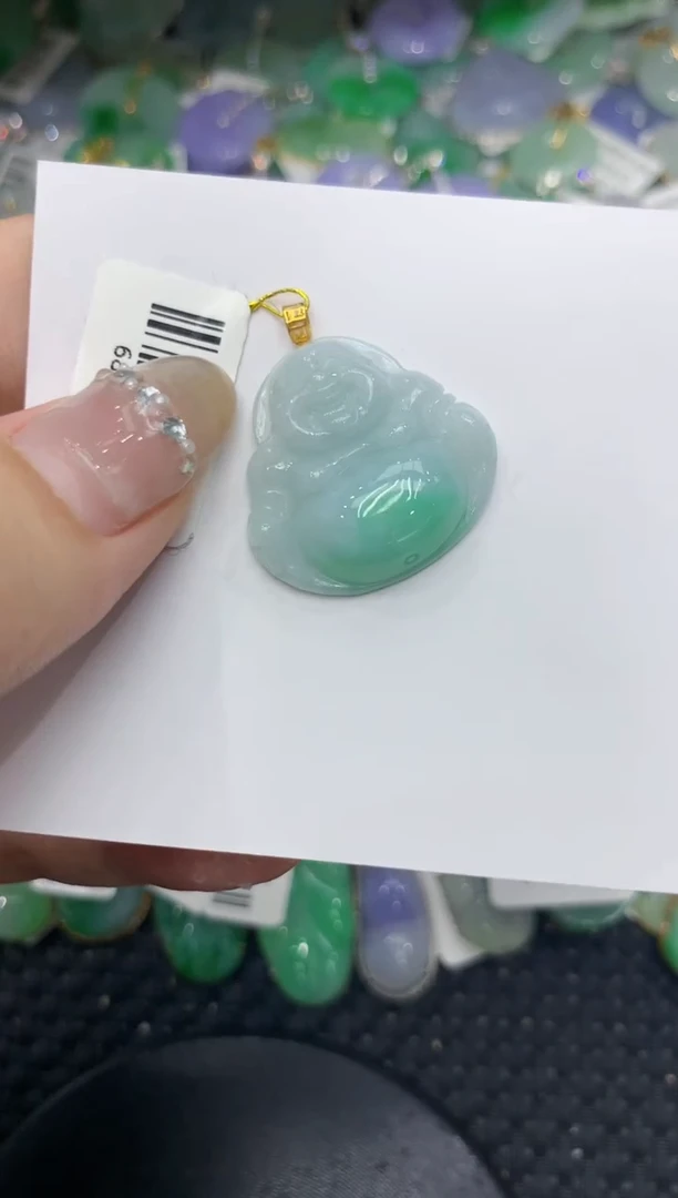 【闪购商品】翡翠颈饰18K金镶嵌222222222