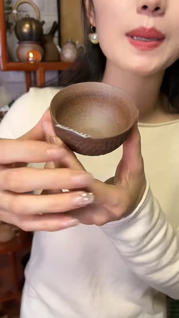 【闪购商品】10018锤纹磨砂感老岩泥茶壶