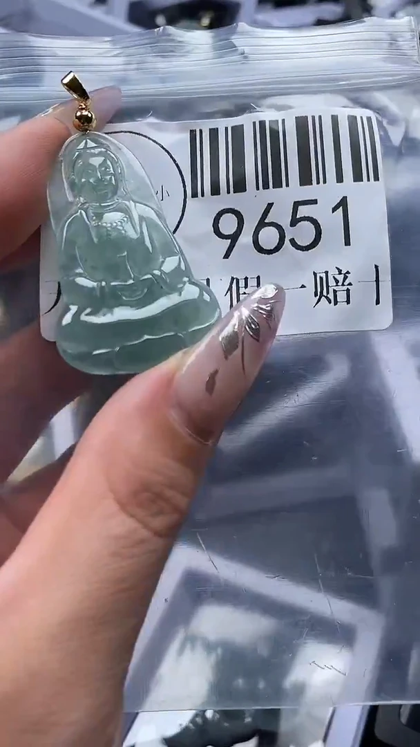 吊坠(不含链)未镶嵌翡翠9651