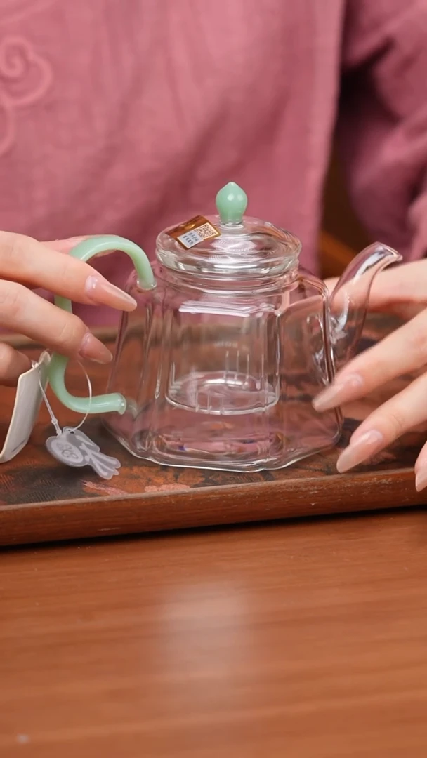 【闪购商品】禾器/晶彩锦瑞壶/浅玉色