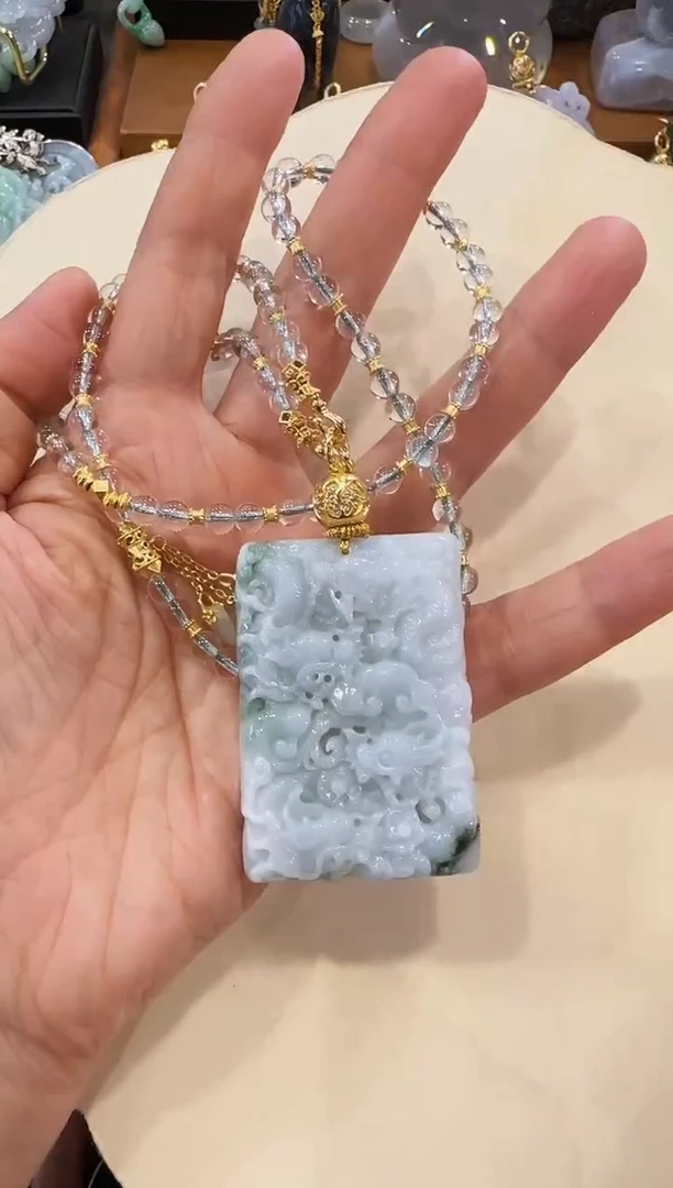 【闪购商品】翡翠颈饰未镶嵌国风