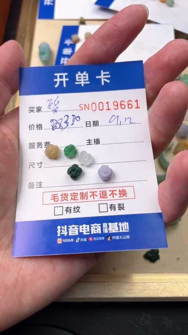 颈饰未镶嵌翡翠不****茶00019661