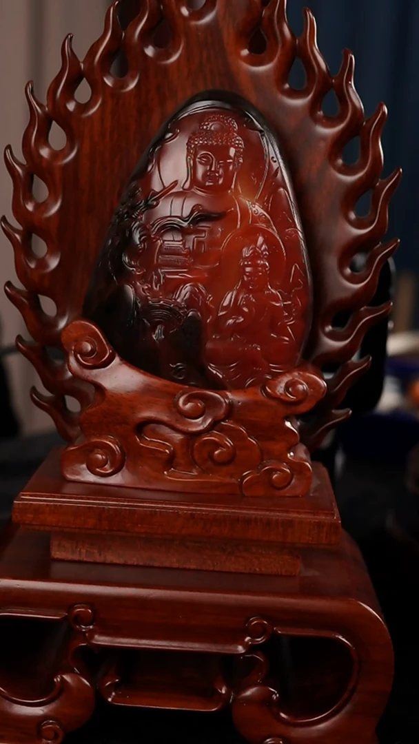 颈饰未镶嵌和田玉燕*哥和田玉摆件