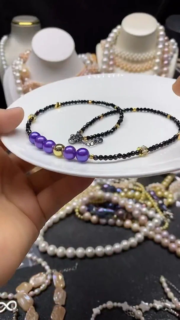 颈饰未镶嵌淡水珍珠多人