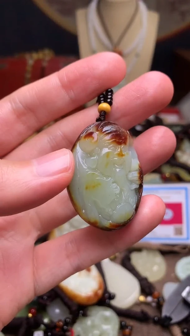 颈饰未镶嵌和田玉新疆料青海料清水和田玉吊坠