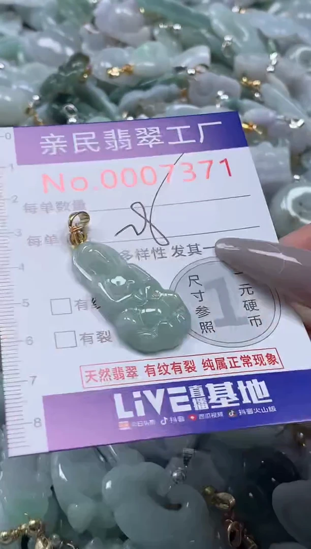 颈饰未镶嵌翡翠7371