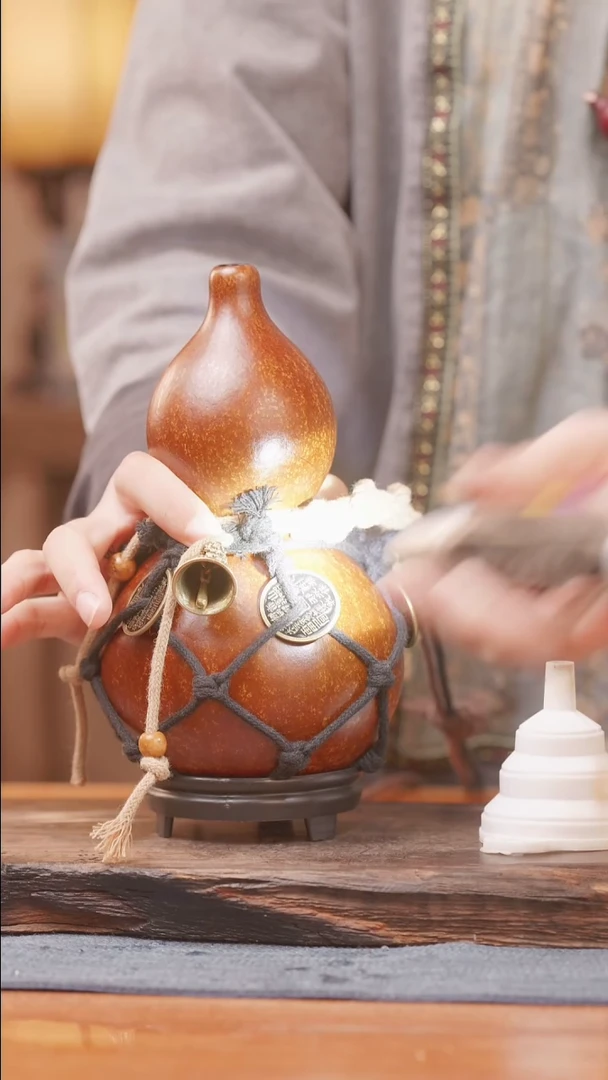 1741号链接精品大漆葫芦现货现发[一物一拍]