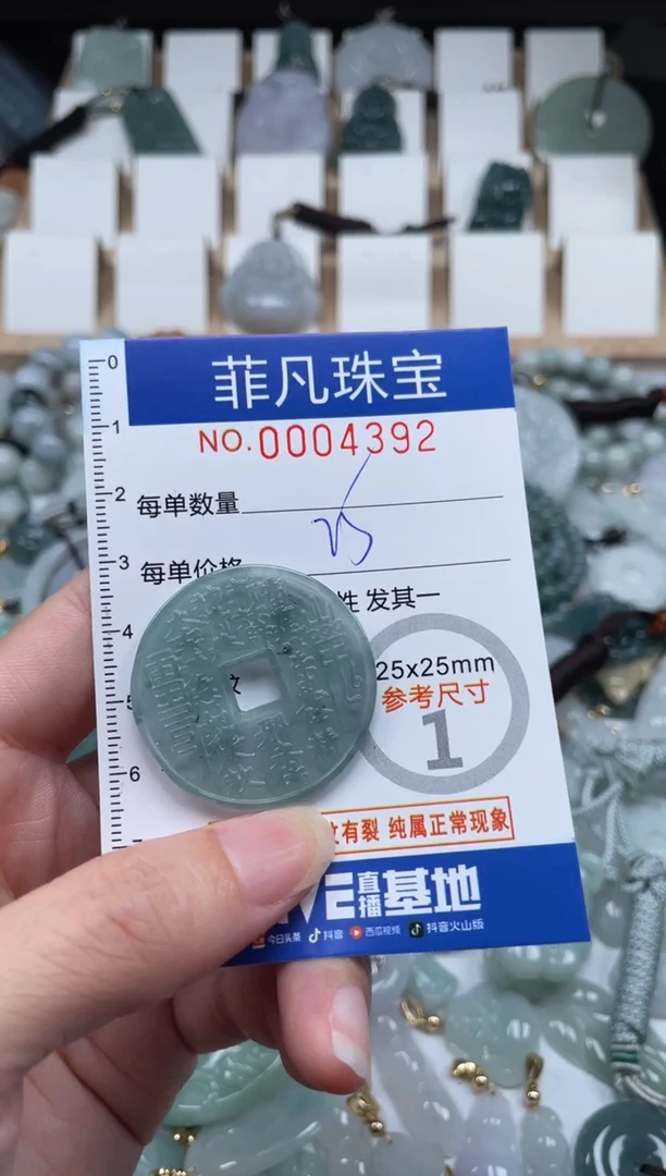 翡翠未镶嵌颈饰00..4392