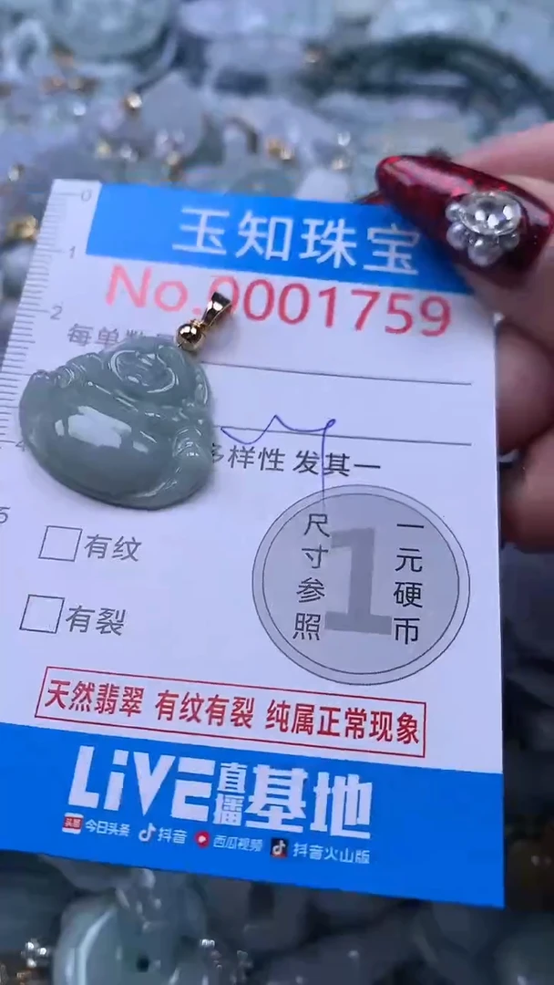 吊坠(不含链)未镶嵌翡翠1759