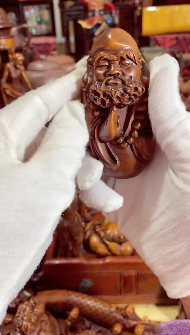 木小叶黄杨小件达摩悟道