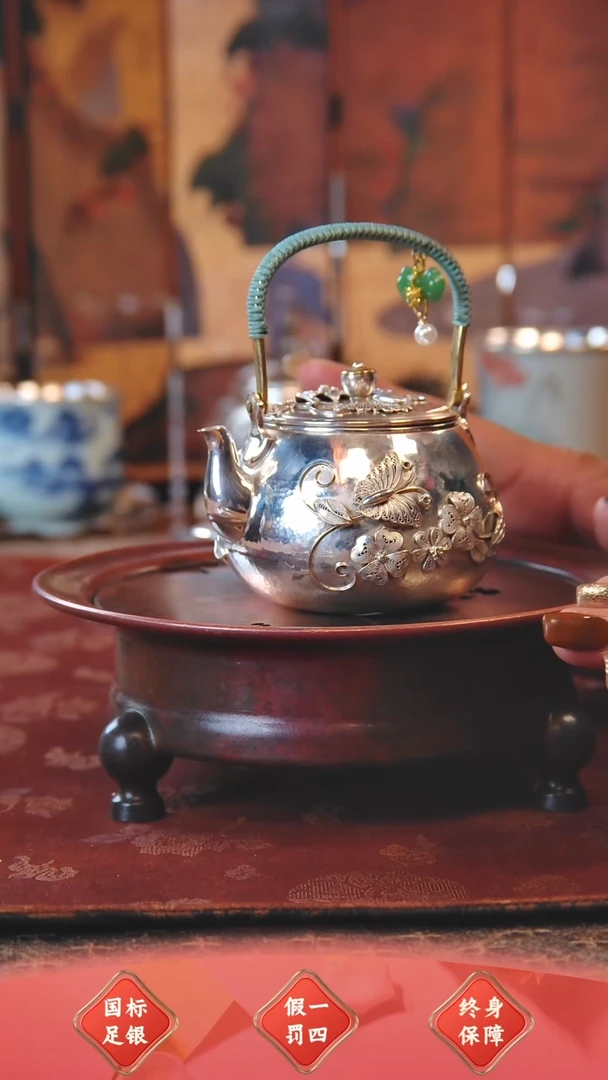 【闪购商品】盛唐工坊 足银 孤品泡茶壶