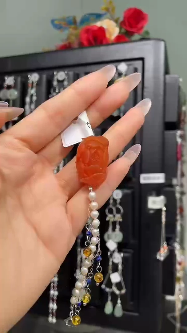 紫晶耳饰银S925镶嵌七*七安2发1