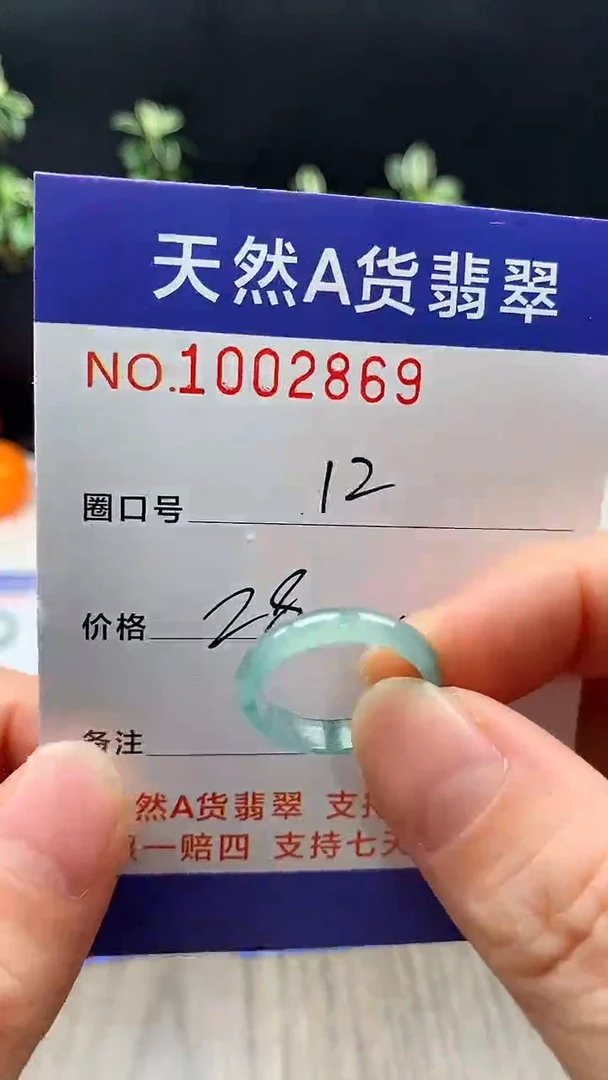 未镶嵌戒指翡翠12#