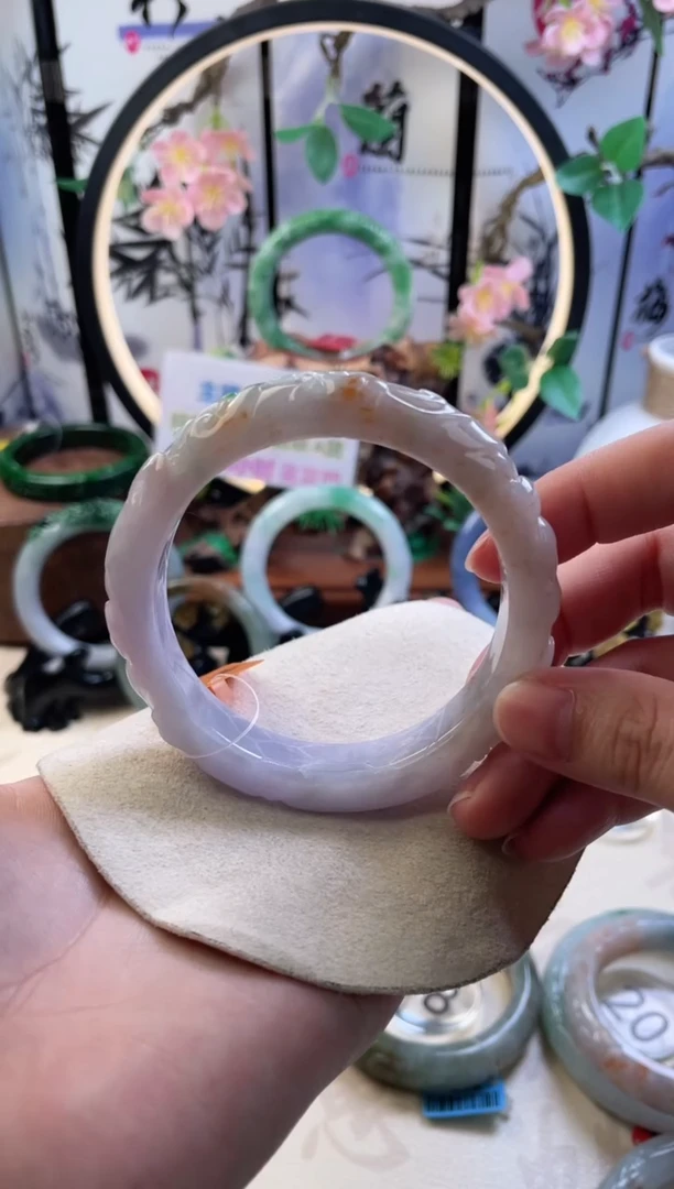 未镶嵌手镯翡翠13  翡翠手镯 59