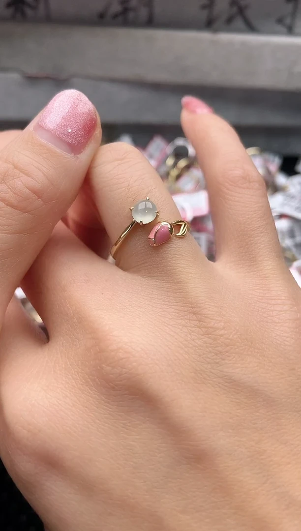 【闪购商品】翡翠戒指银S925镶嵌111111111      1