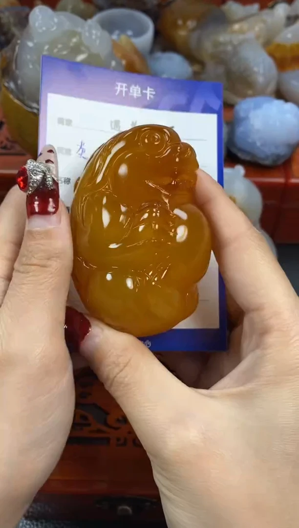 【闪购商品】玛瑙/玉髓手把未镶嵌1