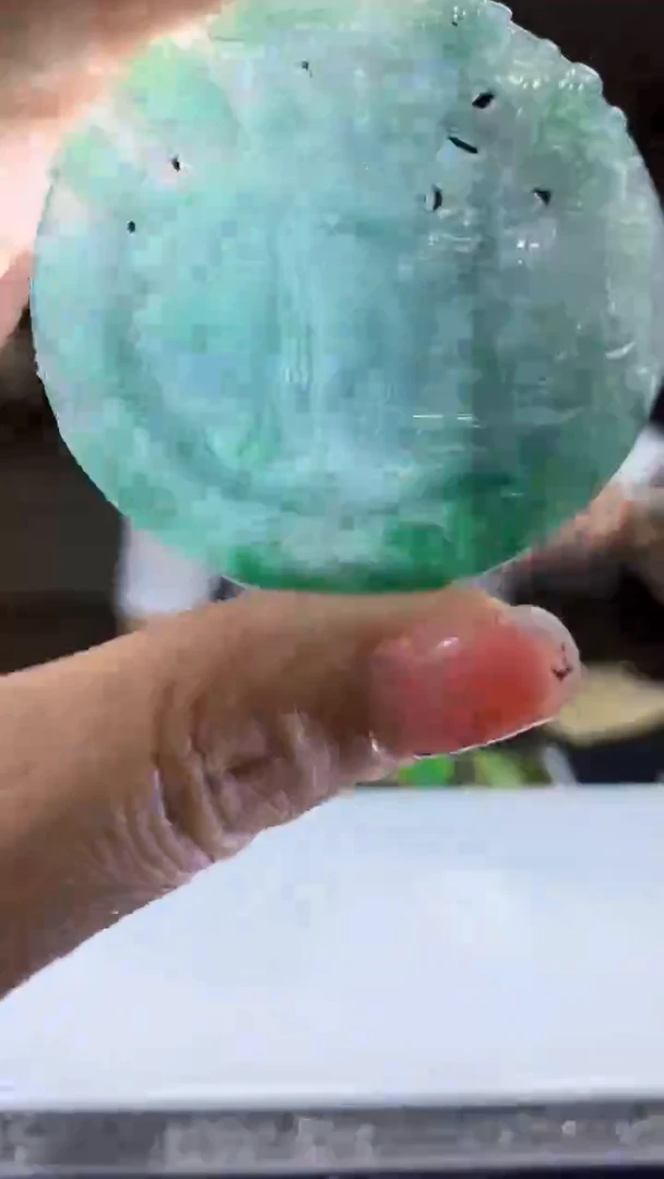 定制翡翠未镶嵌1087jj-毛货挂件