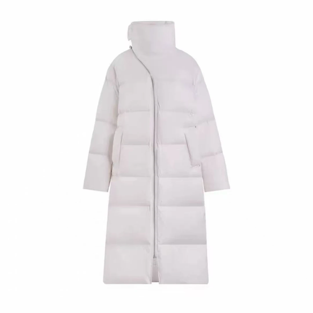 麦迪尚品 5113010 冬季时尚厚款保暖立领长羽绒服品牌女装撤柜