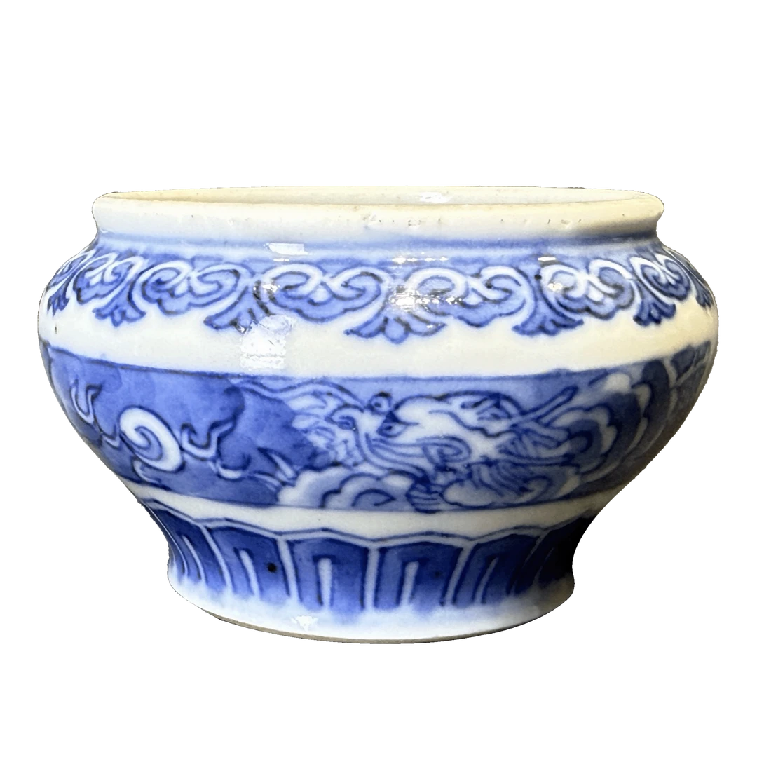 25010420t青花云龙纹洗