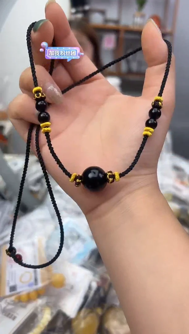 未镶嵌蜜蜡裸石蜜蜡锁骨链多样性发一条