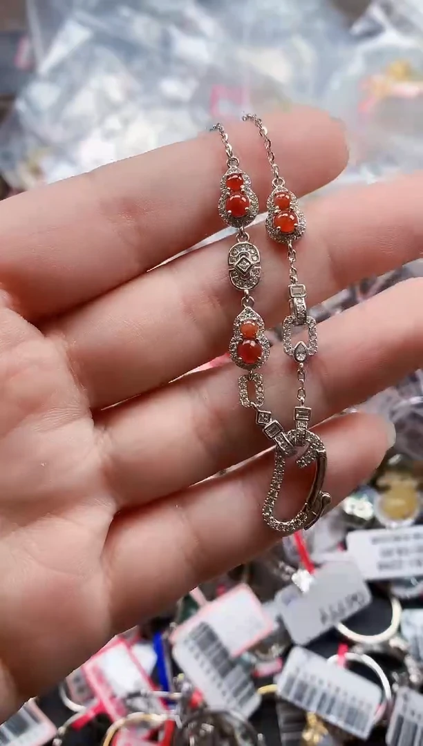 银S925镶嵌戒指翡翠天然A货缅甸翡翠