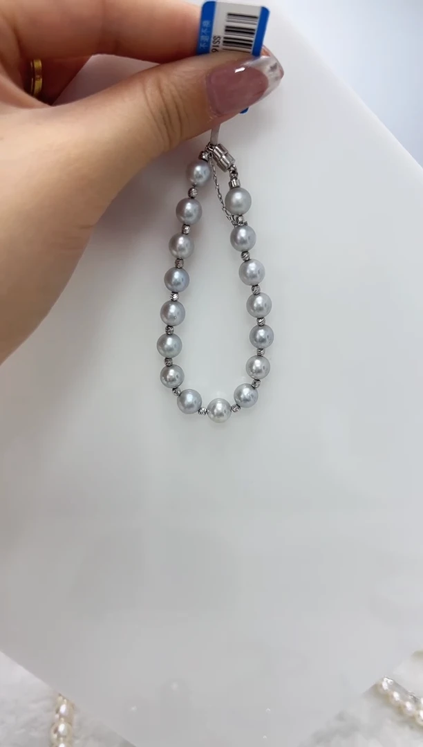 【闪购商品】海水珍珠DA银S925镶嵌手链 SS161