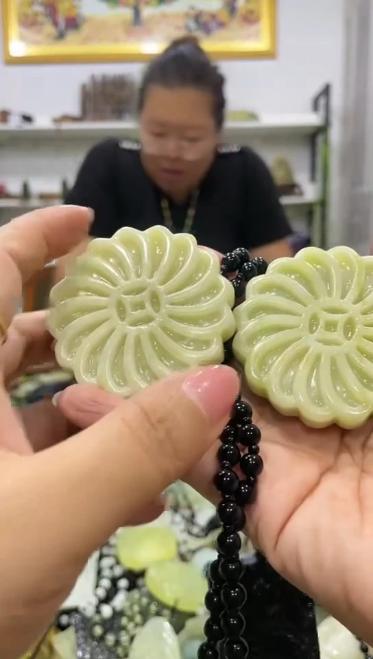 岫玉未镶嵌挂件多样性发货其中发一件