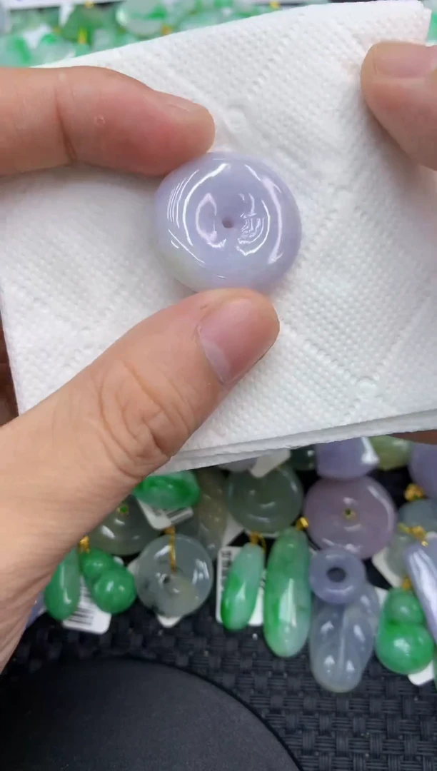 颈饰未镶嵌翡翠天然缅甸A货翡翠