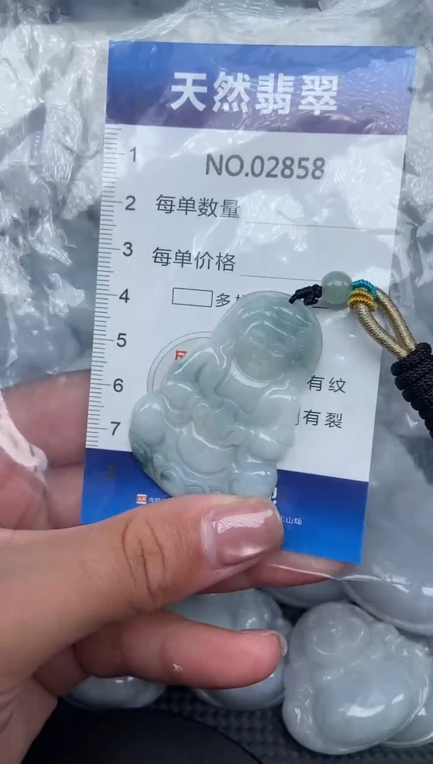 颈饰未镶嵌翡翠纯天然A货翡翠2858