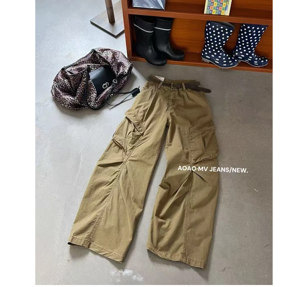 2025年夏季新款高腰显瘦宽松阔腿裤潮 3519-1 Y1-42