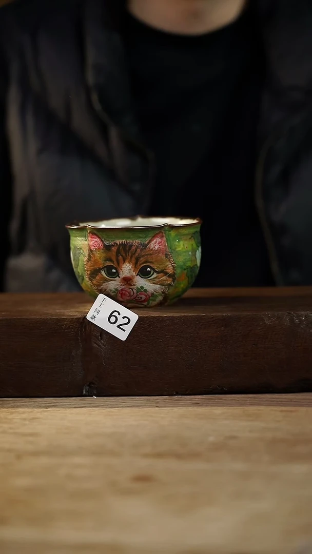 瓷片福利设计师款/猫咪咖啡杯