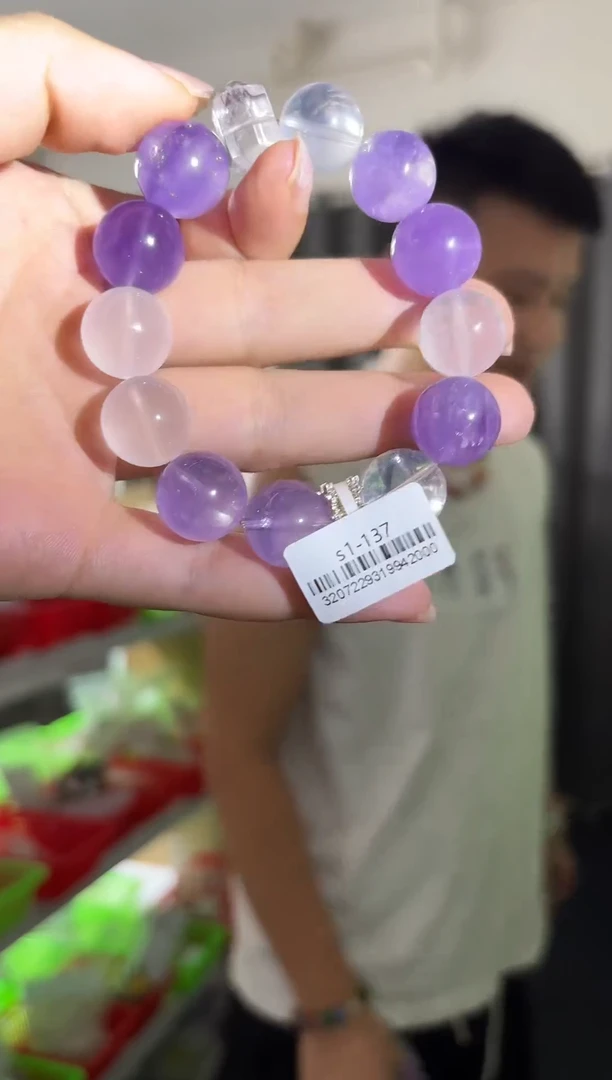 水晶手链未镶嵌奶爸珠宝137号水晶设计款多样性发货