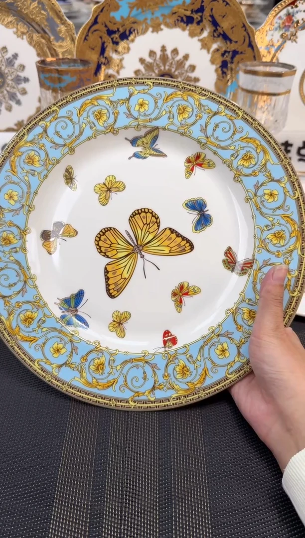 36%以上骨粉骨瓷10.5英寸平盘 微瑕 1个